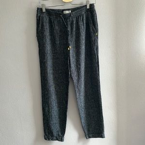 Size small drawstring linen pants